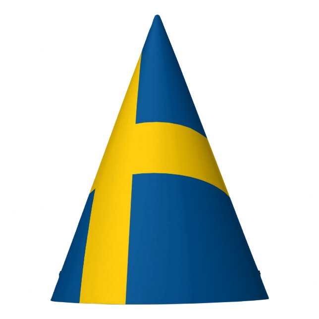 Gorro De Fiesta Bandera de Suecia (Anverso)