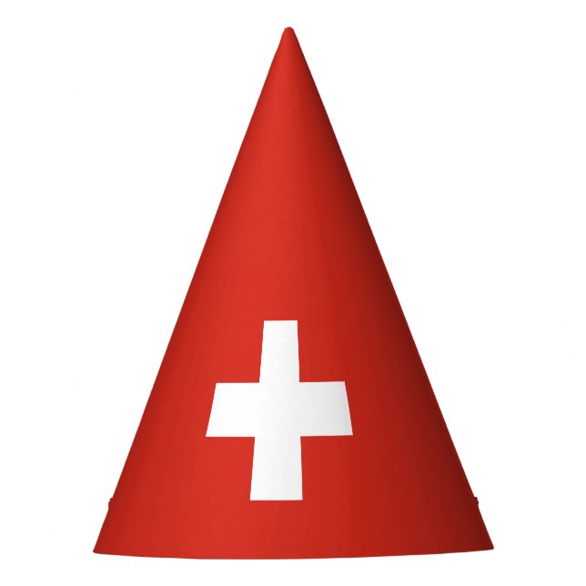 Gorro De Fiesta Bandera de Suiza (Anverso)