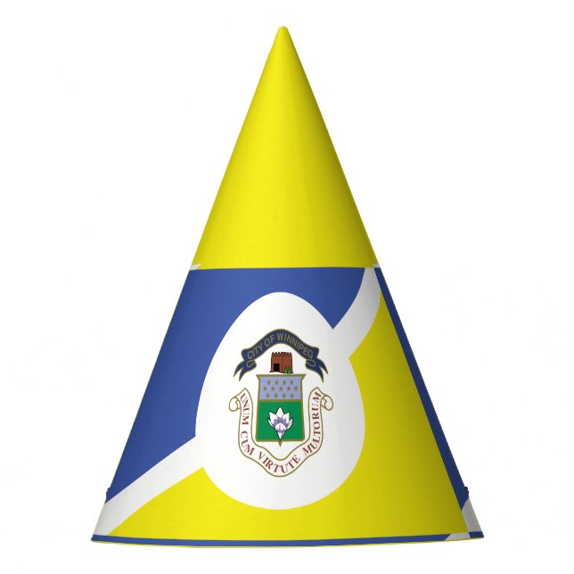 Gorro De Fiesta Bandera de Winnipeg, Manitoba  (Anverso)