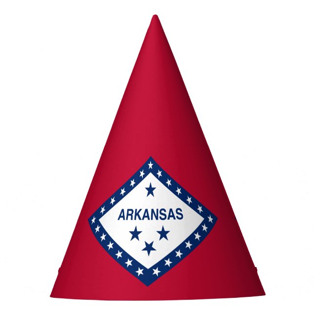 Gorro De Fiesta Bandera del estado de Arkansas (Anverso)