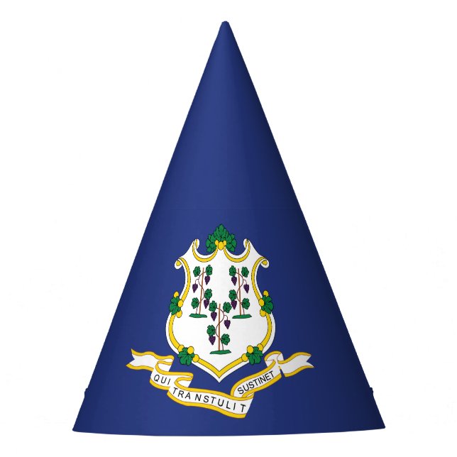 Gorro De Fiesta Bandera del estado de Connecticut (Anverso)