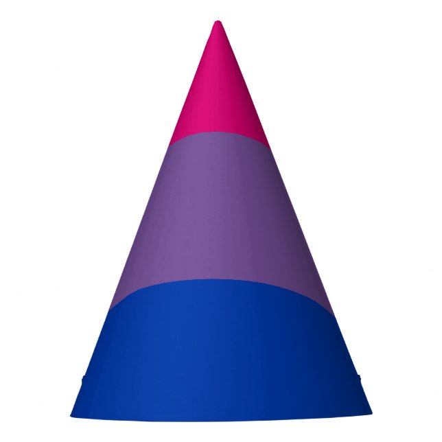 Gorro De Fiesta Bandera del orgullo bisexual (Anverso)