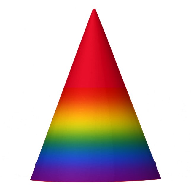 Gorro De Fiesta Bandera del orgullo gay (Anverso)