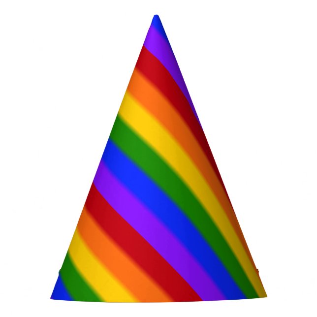 Gorro De Fiesta Bandera del orgullo gay caído (Anverso)