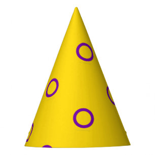 Gorro De Fiesta Bandera del orgullo intersexual de SlipperyJoe's f