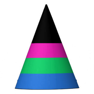 Gorro De Fiesta Bandera del Orgullo Polisexual