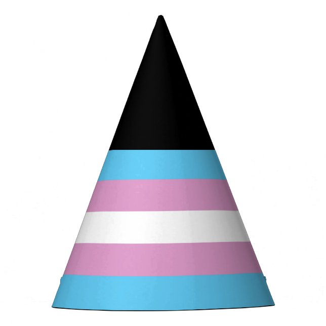 Gorro De Fiesta Bandera del Orgullo Trans (Anverso)