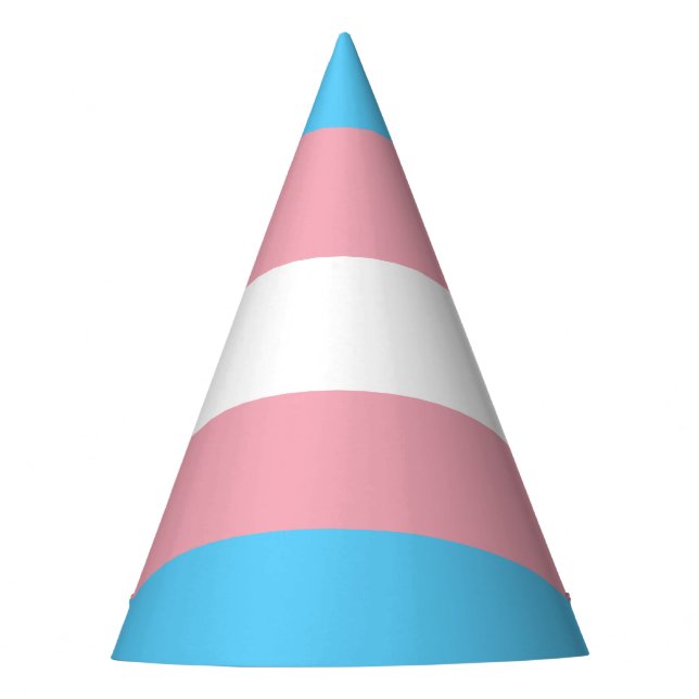 Gorro De Fiesta Bandera del orgullo transgénero (Anverso)
