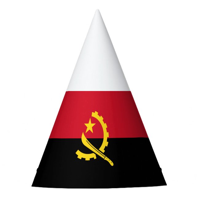 Gorro De Fiesta Bandera patriótica angoleña (Anverso)