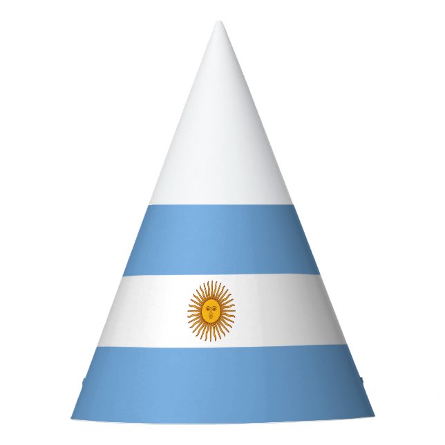 Gorro De Fiesta Bandera Patriótica Argentina (Anverso)