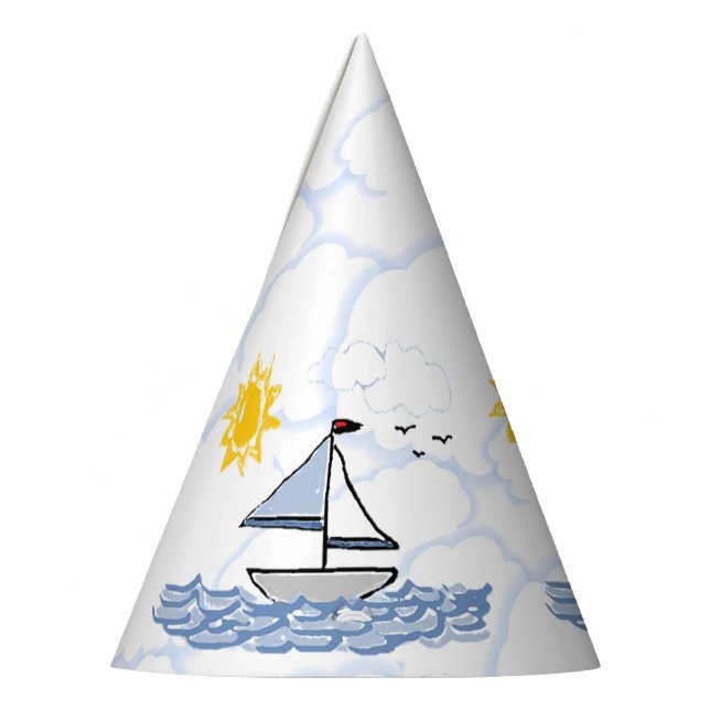 Gorro De Fiesta Barcos de vela (Izquierda)