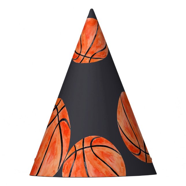 Gorro De Fiesta Basketball Sports Boy 10th Birthday Party (Anverso)