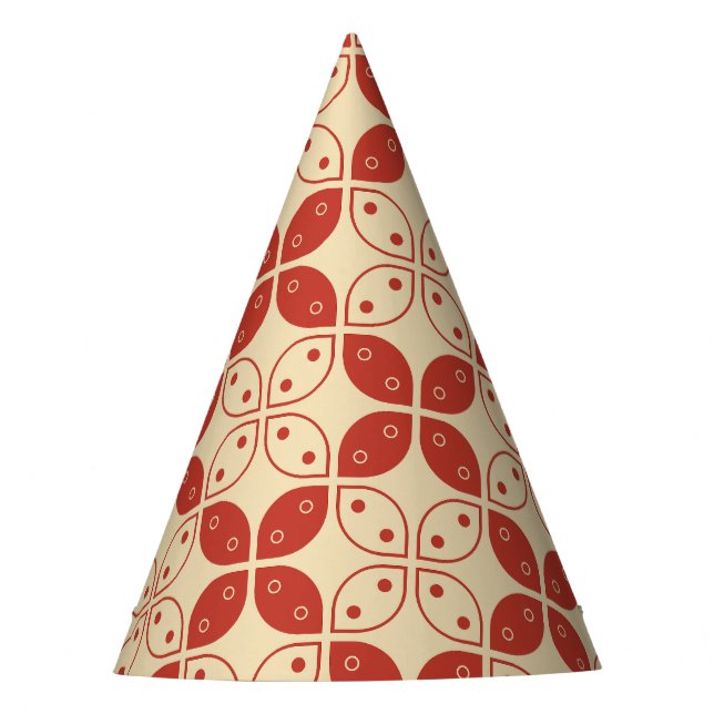 Gorro De Fiesta Batik Kawung, patrón indonesio, javanés, etnia (Anverso)