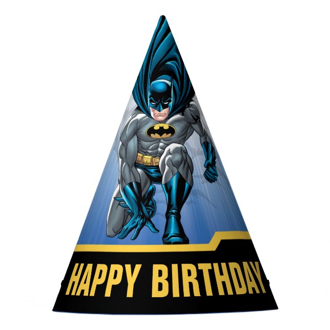 Gorro De Fiesta Batman | Cumpleaños feliz (Anverso)