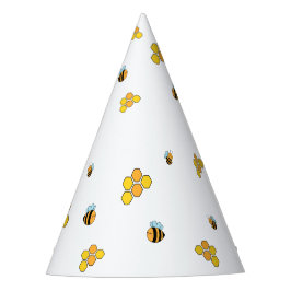 Gorro De Fiesta Bee Honeycomb Patterned