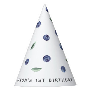 Gorro De Fiesta 'Berry First' Blueberry 1er cumpleaños