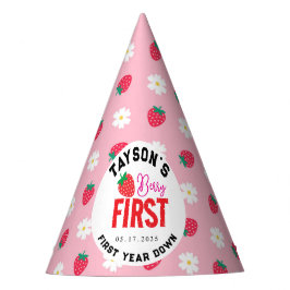 Gorro De Fiesta Berry Primer cumpleaños primer cumpleaños fresa