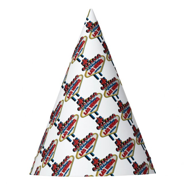 Gorro De Fiesta Bienvenidos a Fabulous Las Vegas (Anverso)