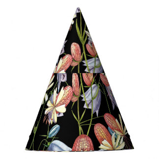 Gorro De Fiesta Bladder Campion Bells: Floral acuarela