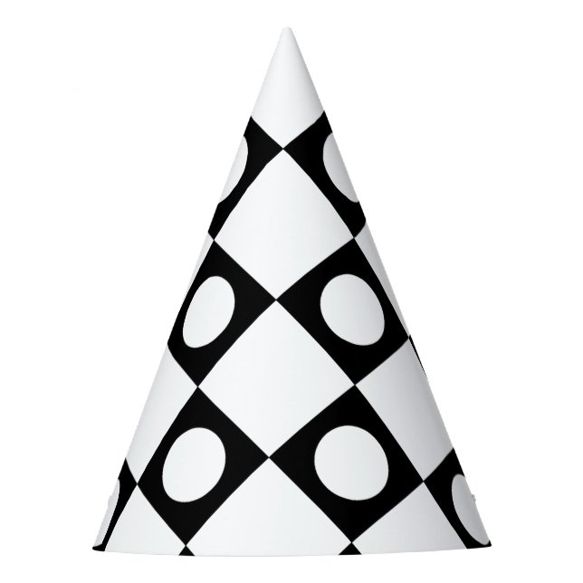 Gorro De Fiesta Blanco de Mod Retro 60 (Anverso)