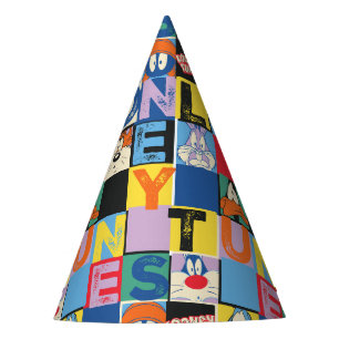 Gorro De Fiesta Bloques de comprobador de caracteres de LOONEY TUN