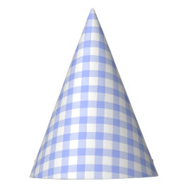 Gorro De Fiesta Blue Gingham
