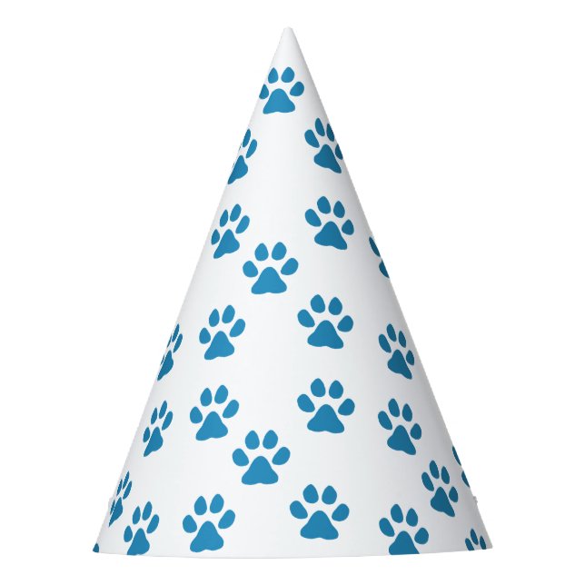 Gorro De Fiesta Blue Pawprints (Anverso)