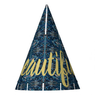 Gorro De Fiesta Blue Stripe Beautiful Hatsby Poeta Adiela Akoo -