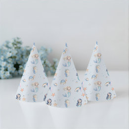 Gorro De Fiesta Blue Under the Sea Mermaid Birthday