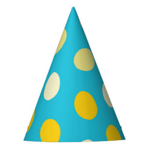 Gorro De Fiesta Blue White Yellow Colorful Eggs Bird Nests Nature