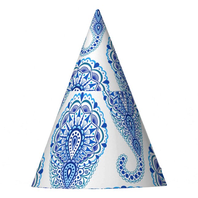 Gorro De Fiesta Boho Moda Paisley Seamless Oriental (Anverso)