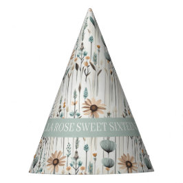 Gorro De Fiesta Boho Wildflowers