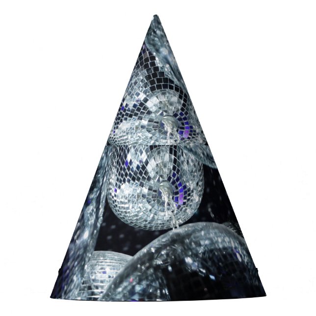 Gorro De Fiesta Bolas Disco: Atmósfera Fiesta oscura (Anverso)