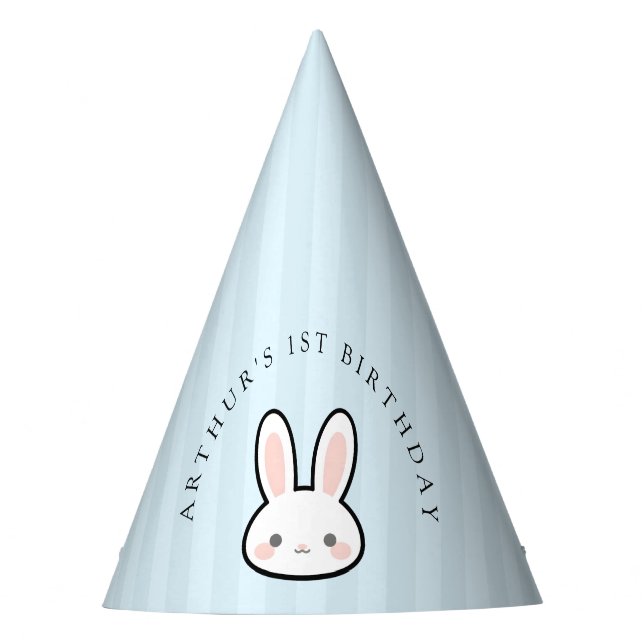 Gorro De Fiesta Bolsa de cumpleaños personalizada Some Bunny cumpl (Anverso)