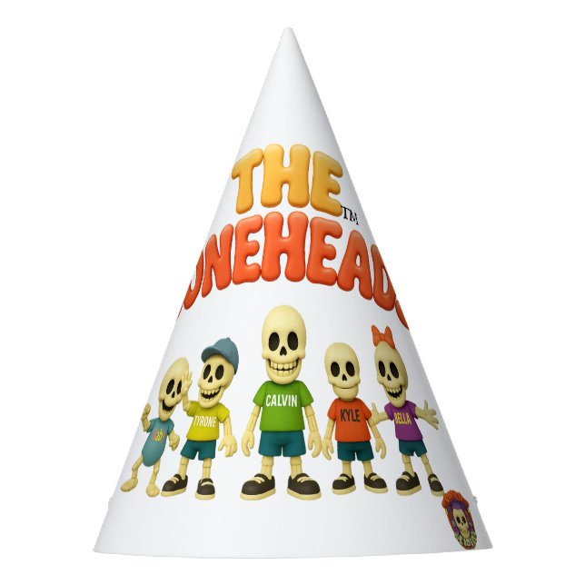 Gorro De Fiesta Bones Academy™ Los Boneheads™ (Anverso)