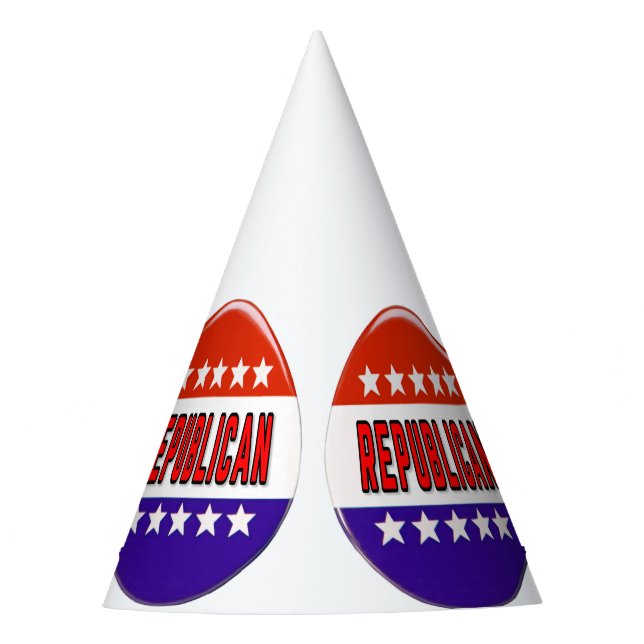 Gorro De Fiesta Botón Republicano (Anverso)