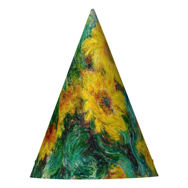 Gorro De Fiesta Bouquet de los girasoles Claude Monet (Anverso)