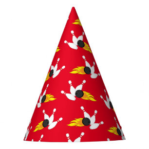Gorro De Fiesta Bowling Niños Fiesta de cumpleaños Deportes Cute