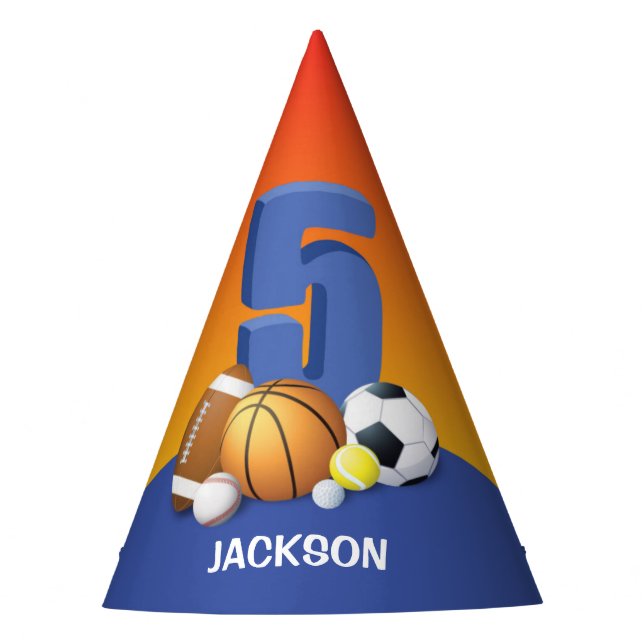 Gorro De Fiesta Boy 5.º Balls Deportiva (Anverso)