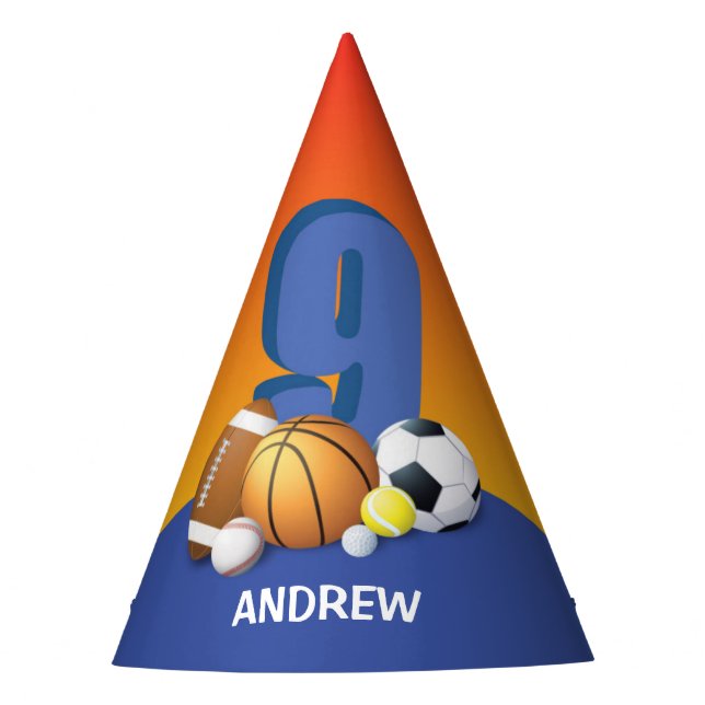 Gorro De Fiesta Boy 9.º Balls Deportiva (Anverso)