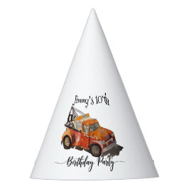 Gorro De Fiesta Boys Birthday party with wrecker