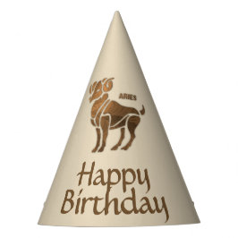 Gorro De Fiesta Bronze Aries Zodiac