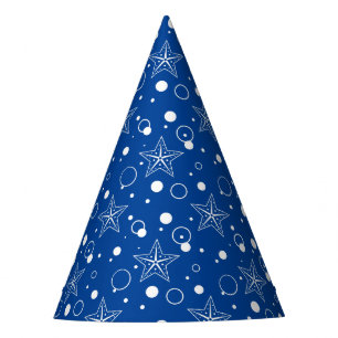 Gorro De Fiesta Bubble Stars Blue