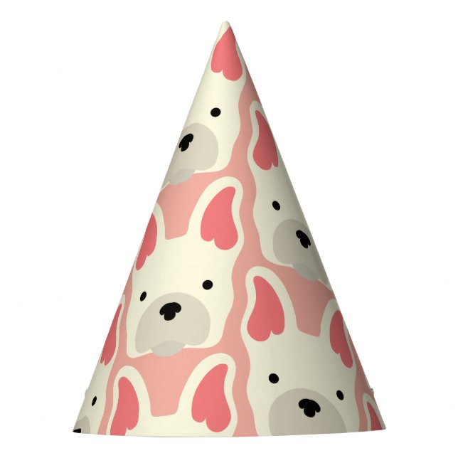 Gorro De Fiesta Bulldog francés. (Anverso)