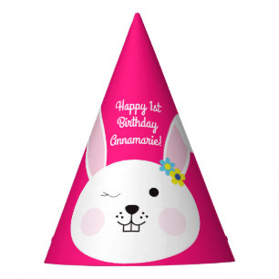 Gorro De Fiesta Bunny Rabbit Easter Spring Birday Party