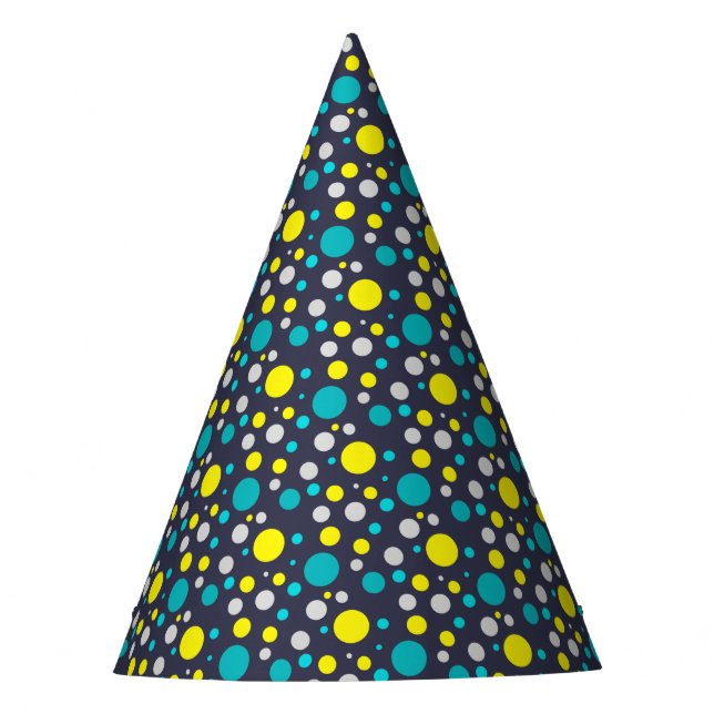 Gorro De Fiesta Burbujas coloridas y afortunadas (Anverso)