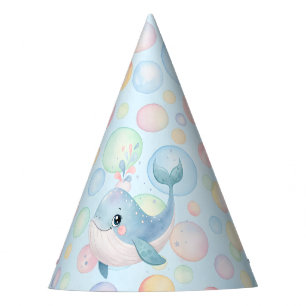 Gorro De Fiesta Burbujas y Aletas Cumpleaños Infantiles Burbujas