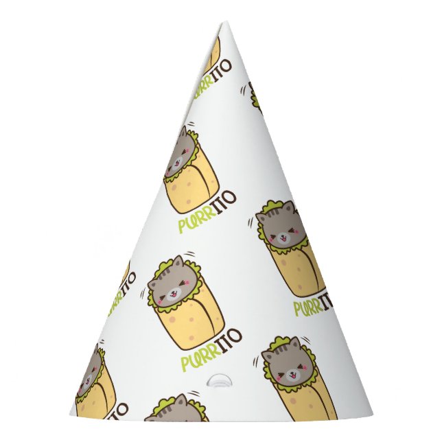 Gorro De Fiesta Burrito del gatito de Purrito (Izquierda)