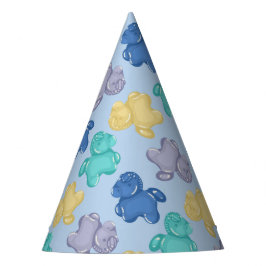 Gorro De Fiesta Caballo de gominola glacial de baya azul hielo