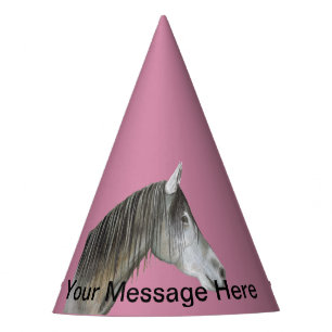 Gorro De Fiesta Caballo gris
